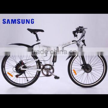 26 inch foldable mountain sport strong fast powerful electric bike with SAMSUNG li-ion battery(Model FLD26N)