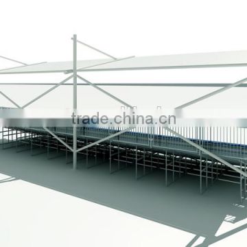 Anly ourdoor environmental durable energy saving metal structural bleacher for various sports event use