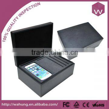 2015 New Iphone 6s Presentation Custom Boxes/ Black Wood Gift Case For Phone