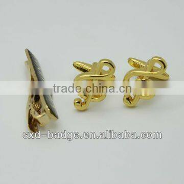 Music Cufflinks And Tie Clip