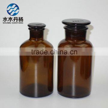 125ml Amber Laboratory Glass Wide Mouth Reagent Bottle Pharmaceutical Glass Bottle photo-4