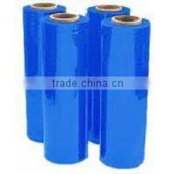 16micx300mx500mm Carton Sealing LLDPE stretch film blue