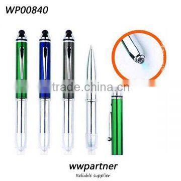 LED MINI Metal Pen Flashlights With Separable Cap, Stylus Pen photo-6