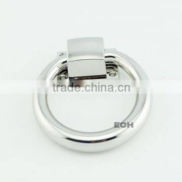 Chrome Finish Modern Circular Zinc Alloy Door Knocker photo-2