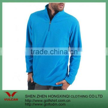 100% polyester fleece blue winter casual sport wear