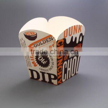 Disposable food grade paper chocolate packing paper box take away