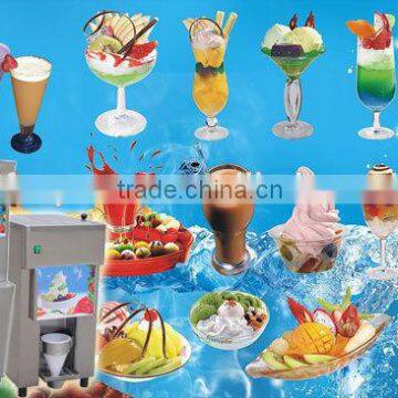 BST fresh fruit ice cream machine/ manual control fresh fruit ice cream blender/ various shape Fresh Fruit ice cream mixer