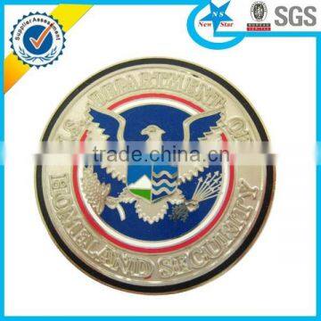 Silver plating masonic challenge coins