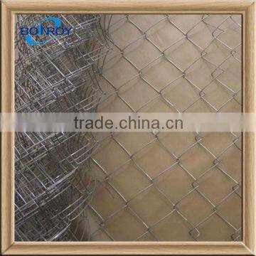 50x50mm galvanized diamond mesh fence/chain link fence