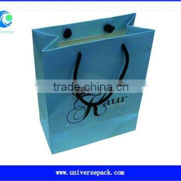 As For Custom Wholesale Tote Paper Blue Dyeing Bag Packing Bags Hot Selling