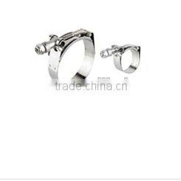 T-Bolt Spring Hose Clamp with High Destruction Torque Feature