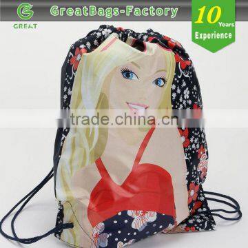 Lower Minimum Eye-catching Cinch Pack non-woven drawstring bag