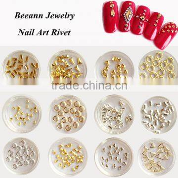 3D Metal Nail Art Stud Wholesale Nail Art Slice Art Metal Decoration