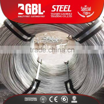 3mm diameter galvanized hard drawn steel wire