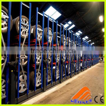 Tyre medium longspan rack factory supply, metal display tire shelf,China hot sell rack de armazenamento de pneus