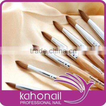 2014 best sales wood kolinsky acrylic brush nail art brush