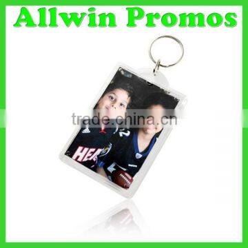 Cute Customizable Acrylic Photo Frame Keychain