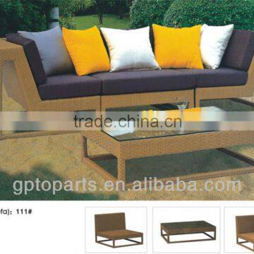 Modern poly rattan sofa / outdoor sofa furniture / leisure rattan garden furniture
