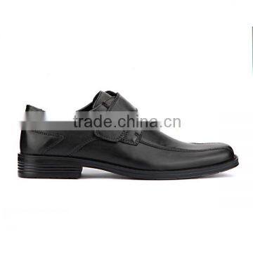 Black Bull Leather PU Outsole Men's Business Casual Leather Shoes Flat Shoes Gentleman Microfiber Pattern photo-3