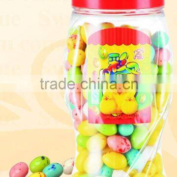 Speckled bubble gum in champion jar(chewing gum,candy)