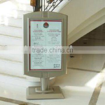 BSL Stainless Steel Welcome Card Poster Frame Display Advertising