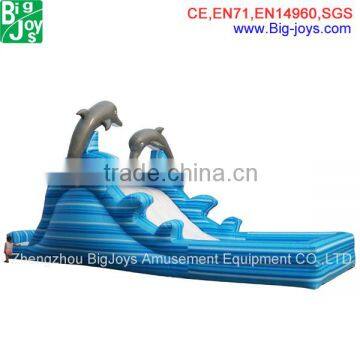 Adult size inflatable water slide