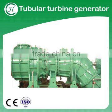 Shaft-extension tubular turbine generator / mini hydro turbine generator