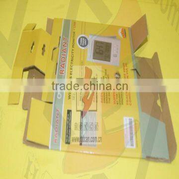 Foldable Corrugated Paper Monitor Clock Box