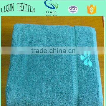 Satin Terry Towel Blue Satin Towel Embroidery Towel