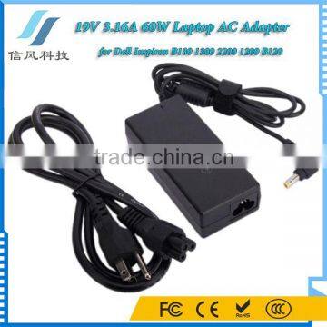 DC 19V 3.16A 60W Adapter B130 1300 2200 1200 B120 for Dell Laptop AC Power Adapter