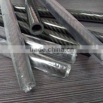 3K Roll Wrapped 100% Real Carbon Fiber Tube 3K Carbon Fiber Roll Wrapped Twill Tubes China Supplier