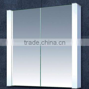 High end aluminum mirror cabinet with backlit light