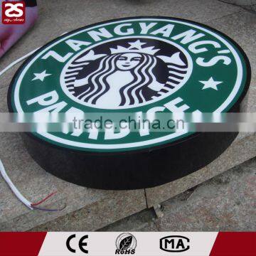 LED Acrylic Double Sides Round Vacuum Formed Display Light Box for Chain Shop photo-5
