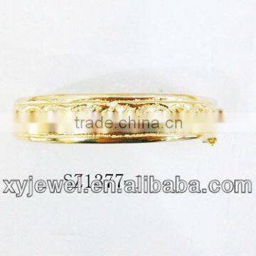 Plain metal bangle bracelets 2013 new design gold bangle models