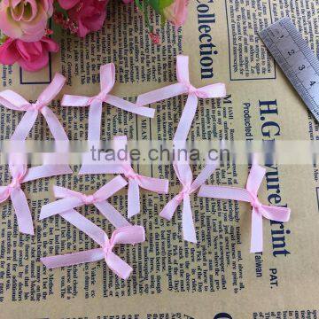 Wholesae Ribbon Mini Bow Ties Craft Gift Wrapping Pre Tied Ribbon Bow in Stock