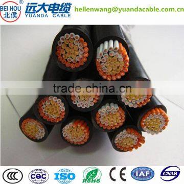 CE flexible control cable multi core used for indoor and outdoor