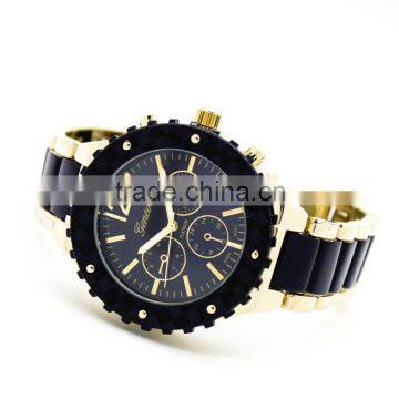 2016 Fashion Women Bezel Geneva Platinum Watch Japan Movt Water Resistant photo-5