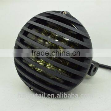 Smoke Lens Motorcycle Headlight Grille Headlight With Smoke Glass Lens photo-3