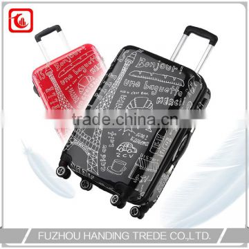 cheap beautiful kid hard side luggage bag in flight