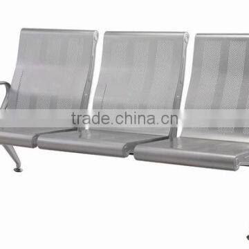 3-seater metal painting waiting seat