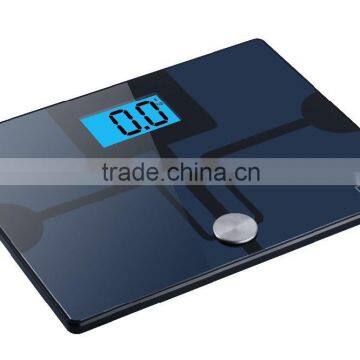 AOEOM IOS&Android glass digital bathroom scale