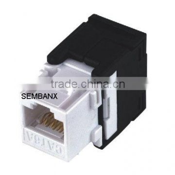 cat6a 180 degree keystone jack