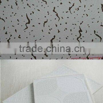 Cheap ceiling tiles PVC gypsum of 60x60cm high quality low price