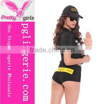 Custom made Hot Sell And Cheap Uniforms woman Black Military Uniforms