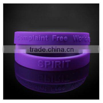 Bulk cheap promotional silicone wristband/silicone wristband