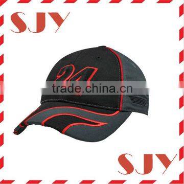 Wholesale recycle material embroidery sports racing cap racing cap