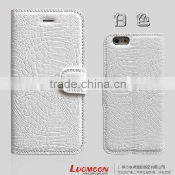 New Hot Rohs Crocodile Vein Phone 6 PU Case