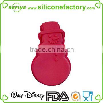 Disney audit factory for silicone Christmas cake mould in snowman shape