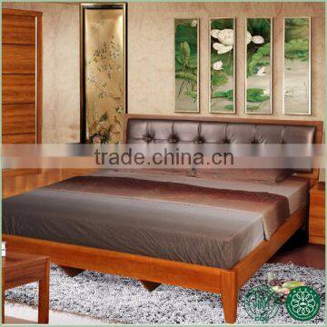 Factory direct cyan sandalwood series suite bed for home fueniture designs