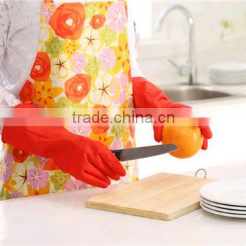 Kitchen Bathroom Factory direct super long 50CM home shut clean latex gloves are codes in the type Sleeve Cashmere gloves